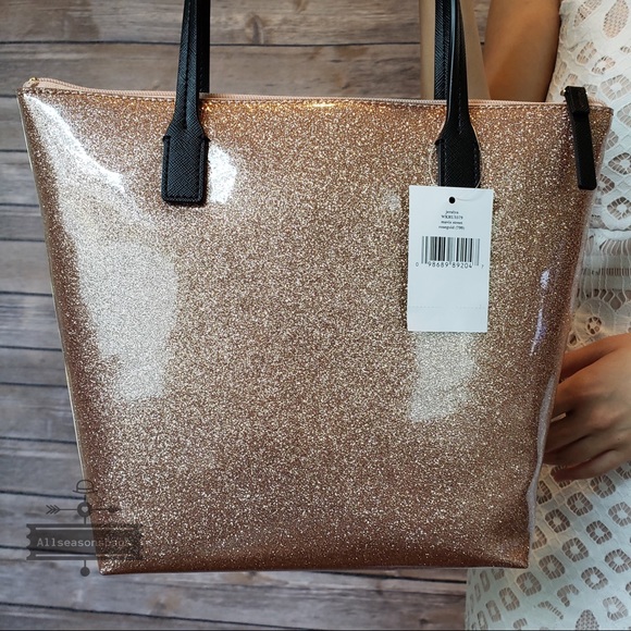 NWT kate spade Jeralyn Mavis Street Tote Rosegold - Picture 5 of 7